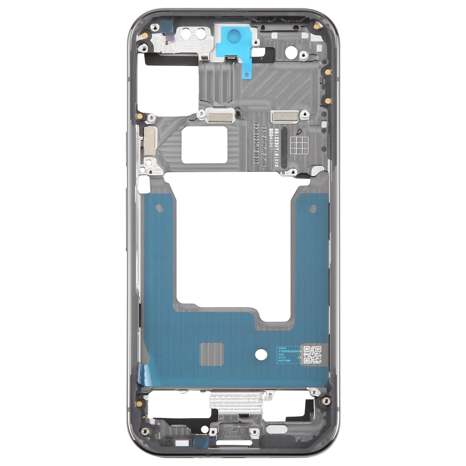 For Google Pixel 9 Pro Middle Frame Bezel Plate  Black