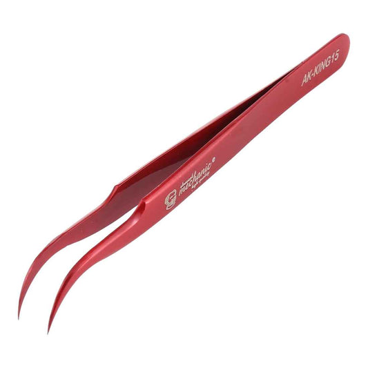 AK-KING15 Curved Tweezers High Tenacity Durable Tweezers