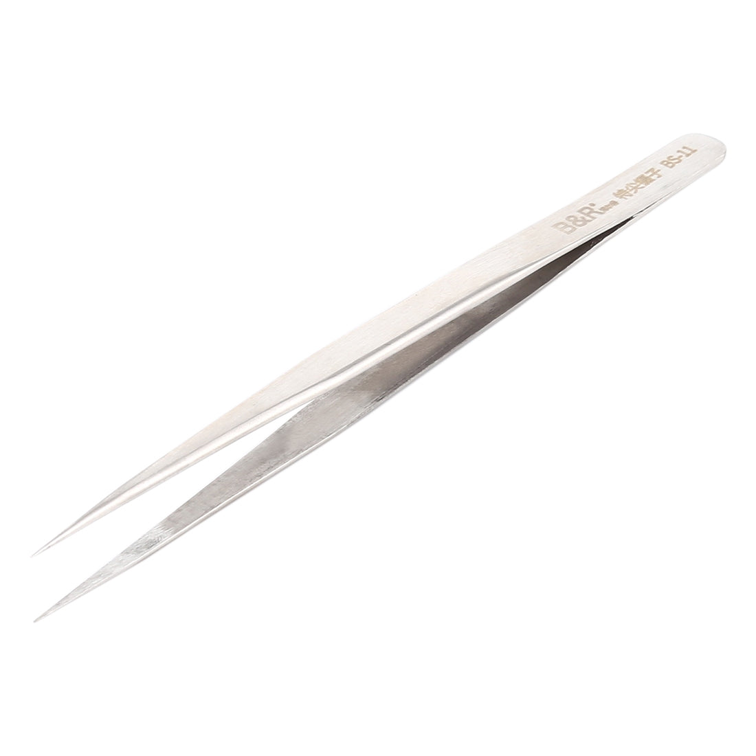 BS-11 Precision High Tenacity Durable Long Tip Straight Tweezers