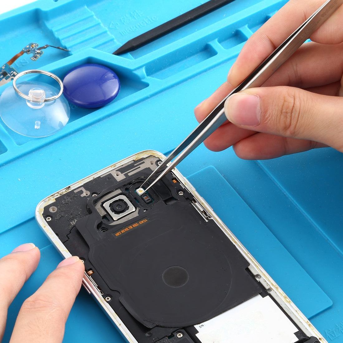 BS-11 Precision High Tenacity Durable Long Tip Straight Tweezers