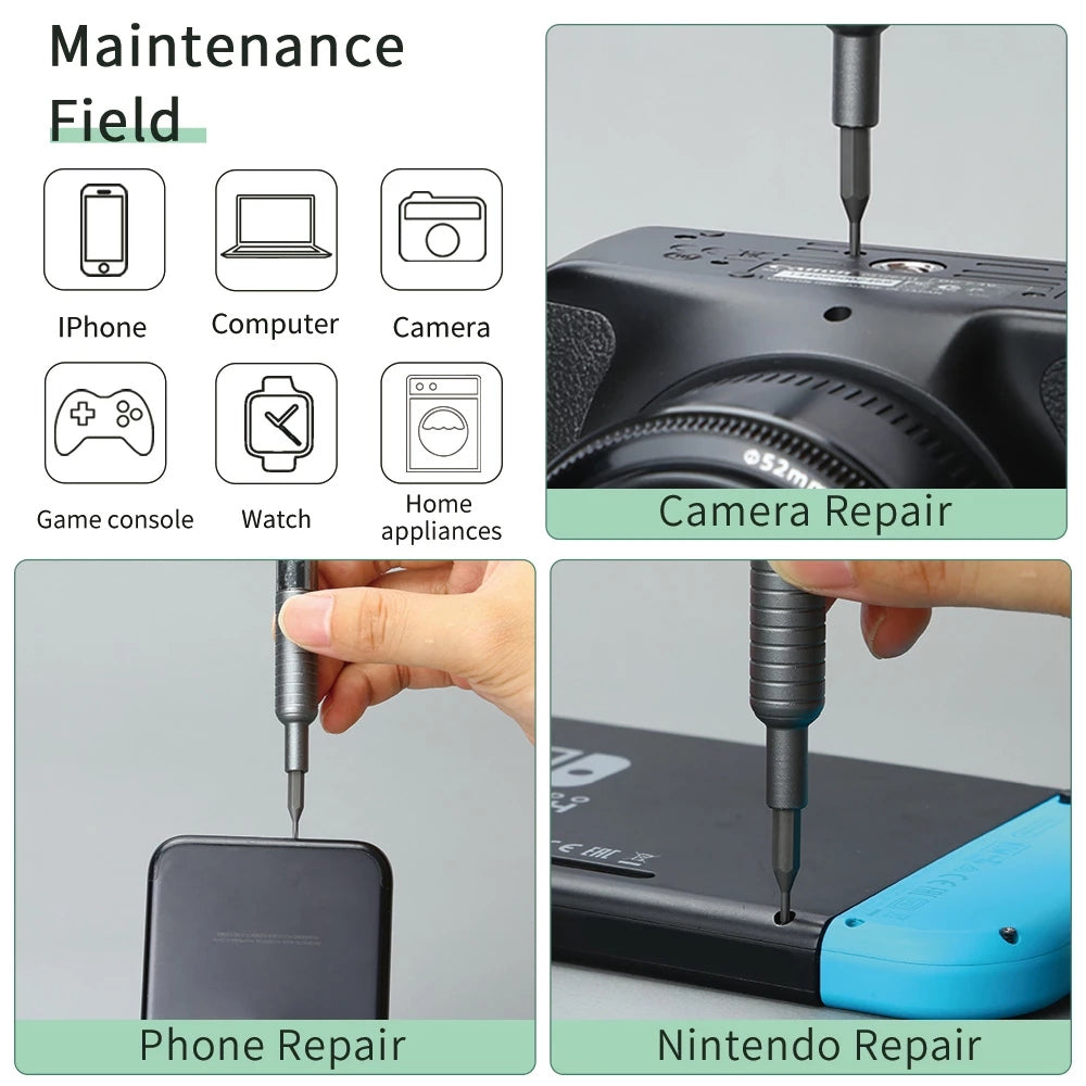 30 in 1 Precision Screwdriver Set Green