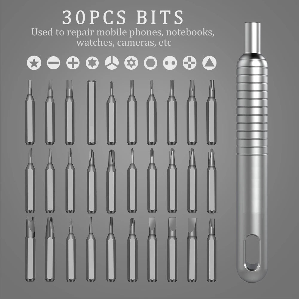 30 in 1 Precision Screwdriver Set Green