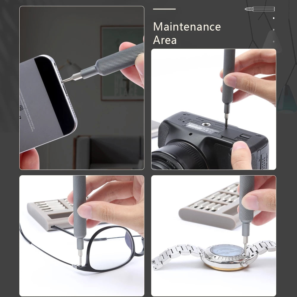 30 in 1 Precision Screwdriver Set Grey