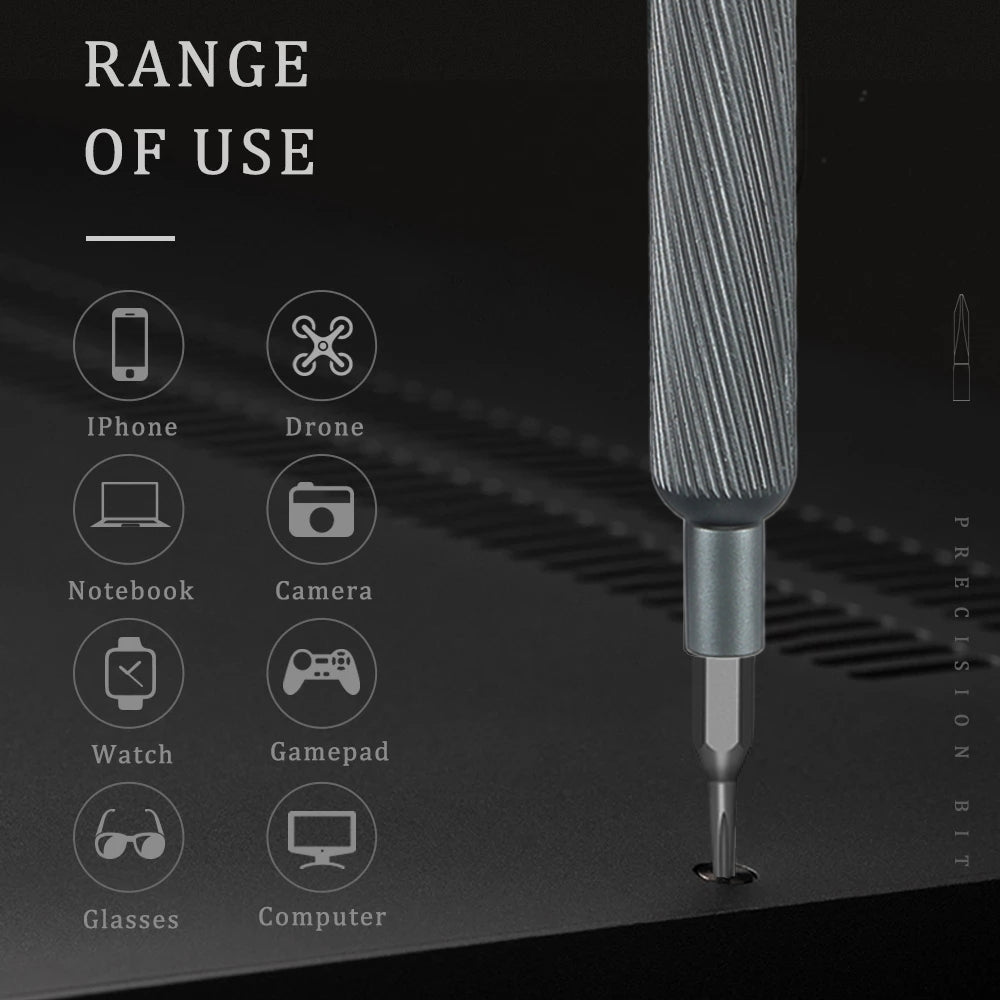 30 in 1 Precision Screwdriver Set Grey