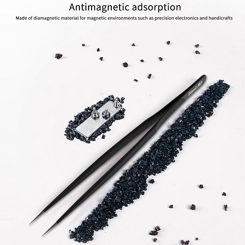 FK-04 Stainless Steel Extra-sharp Thickened Tweezers Pointed Tweezers