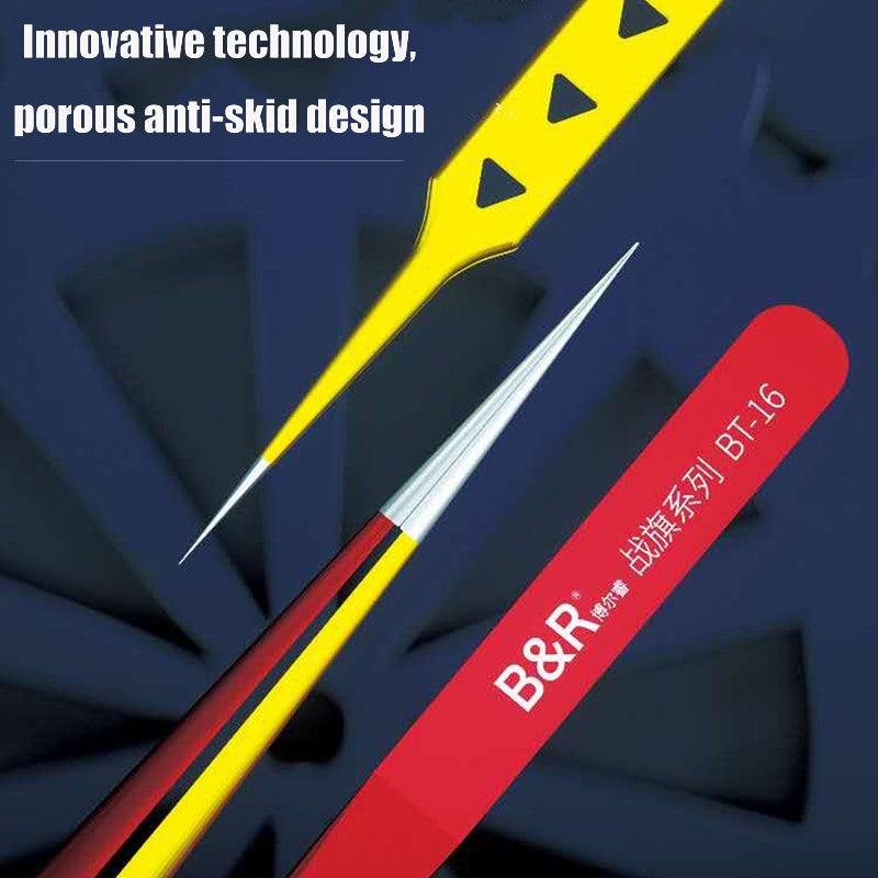 BT-15 High Precise Hole-desing Step Tweezers