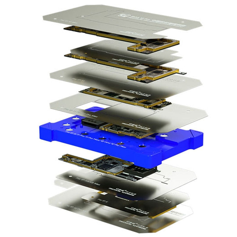 12 Pro 10 in 1 BGA Reballing Stencil Platform for iPhone X~12 Pro Max