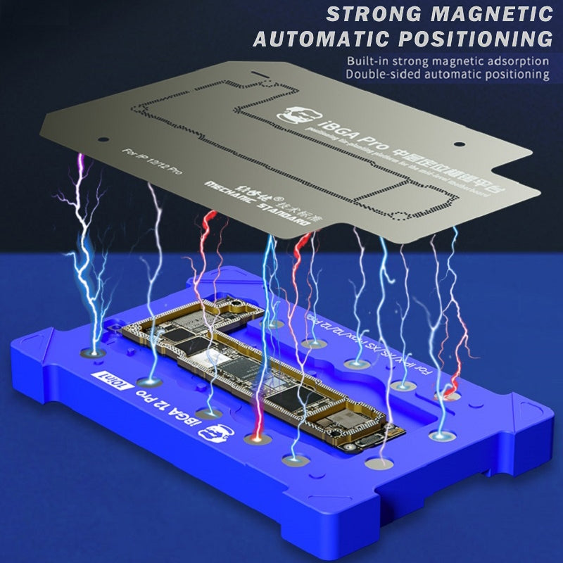 12 Pro 10 in 1 BGA Reballing Stencil Platform for iPhone X~12 Pro Max