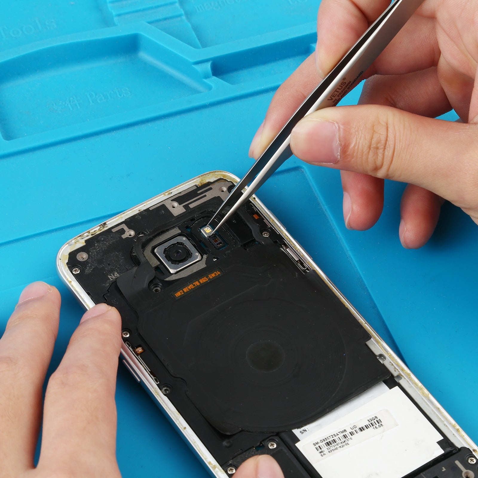 00-JP Antimagnetic Stainless Steel Tweezers