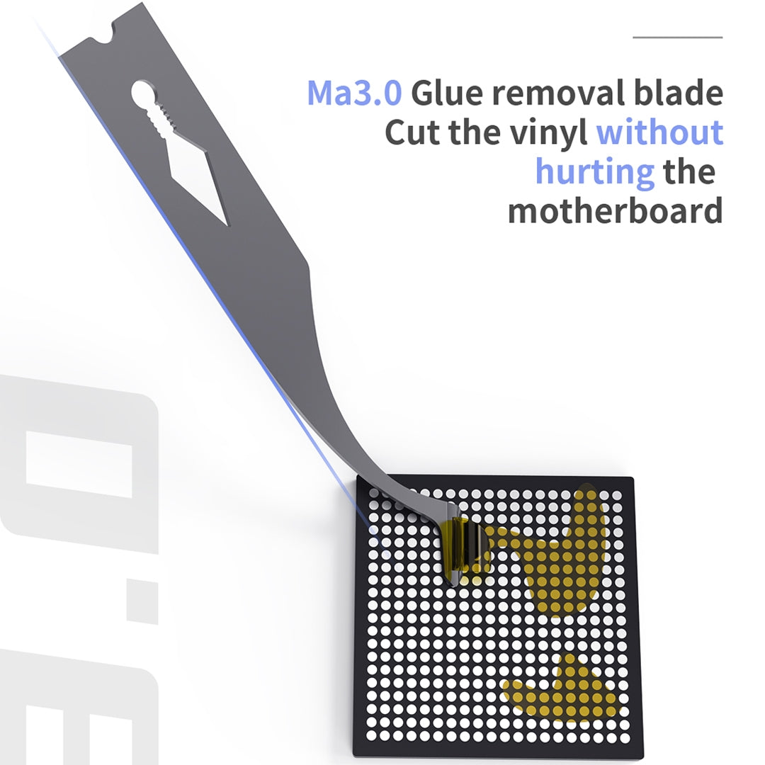 18 Kinds 3 in 1 CPU IC Glue Remove Handmade Knife, MA:3.0
