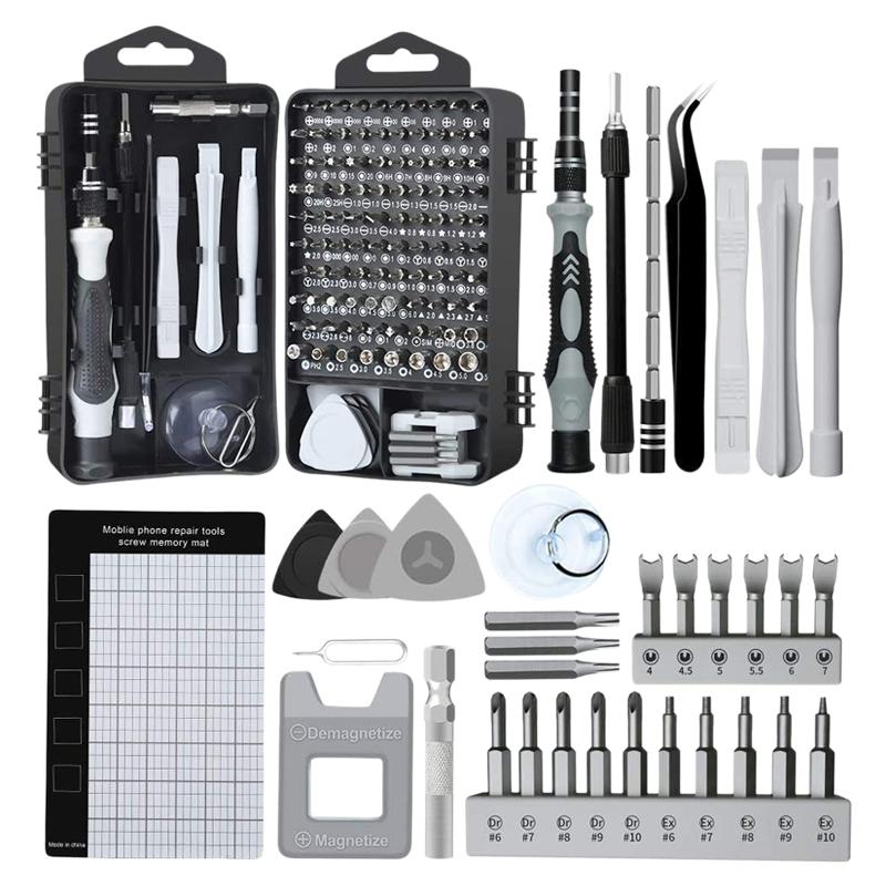 122 in 1 Precision Magnetic Screwdriver Kit White