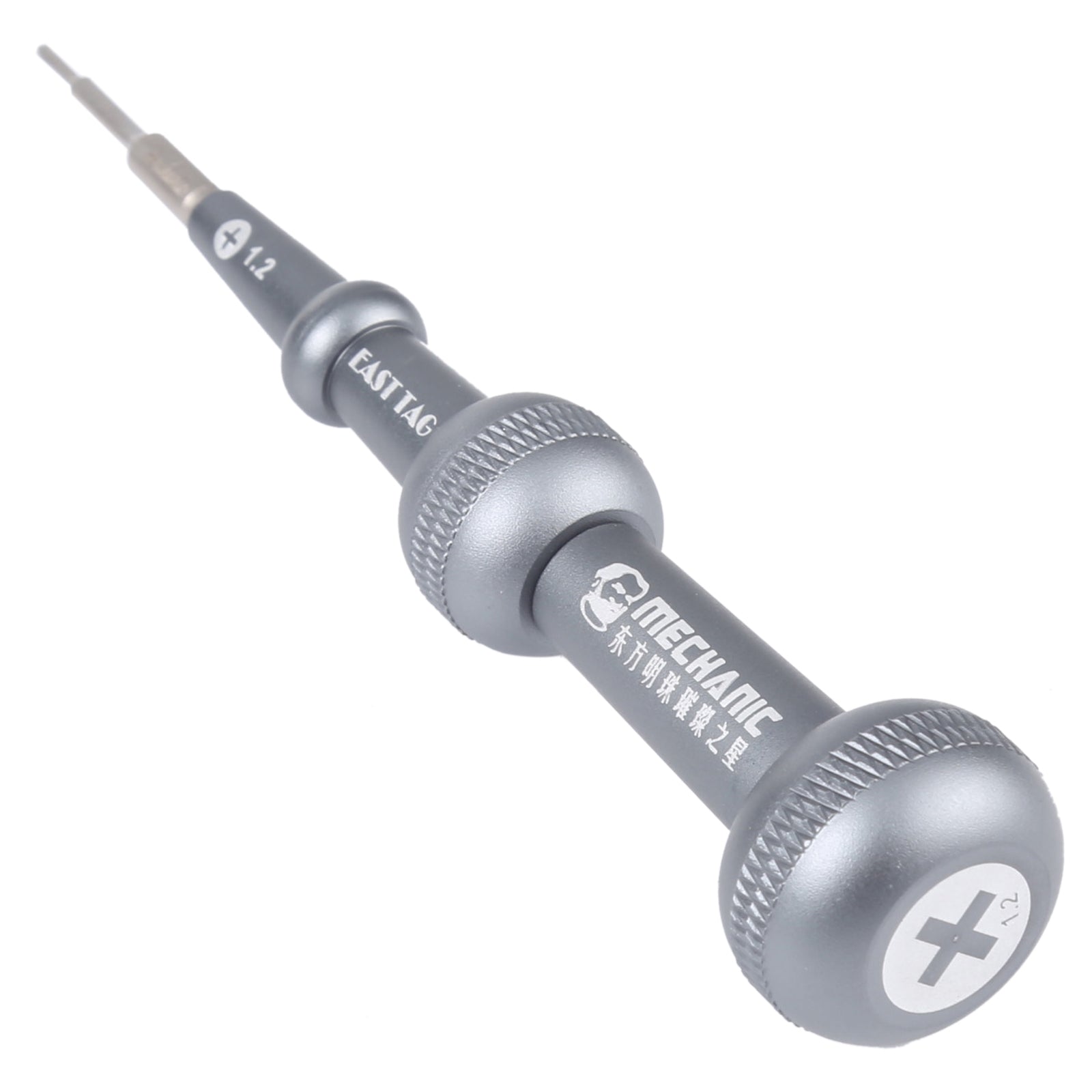 East Tag Precision Strong Magnetic Screwdriver,Cross 1.2 Grey