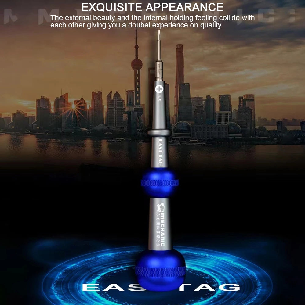 East Tag Precision Strong Magnetic Screwdriver,Torx T2 Coffee