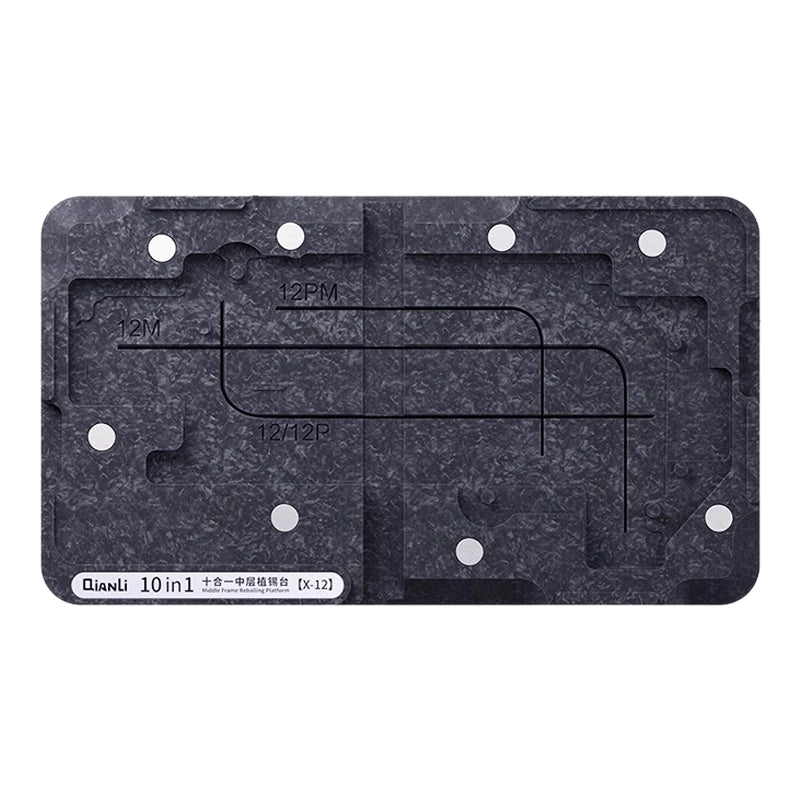 10 in 1 Middle Frame Reballing Platform For iPhone X / XS / XS Max / 11 / 11 Pro / 11 Pro Max / 12 / 12 Pro / 12 mini / 12 Pro Max
