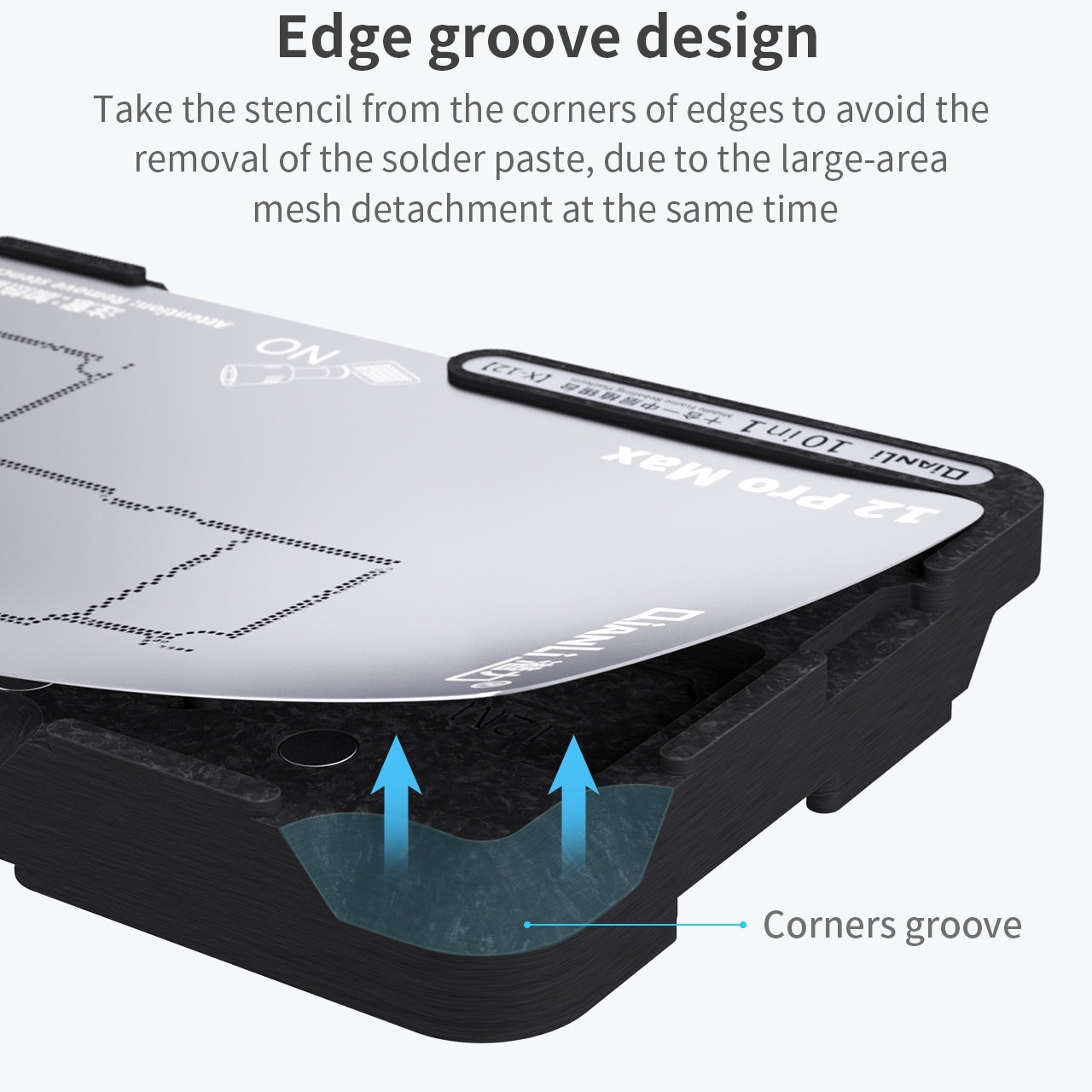10 in 1 Middle Frame Reballing Platform For iPhone X / XS / XS Max / 11 / 11 Pro / 11 Pro Max / 12 / 12 Pro / 12 mini / 12 Pro Max