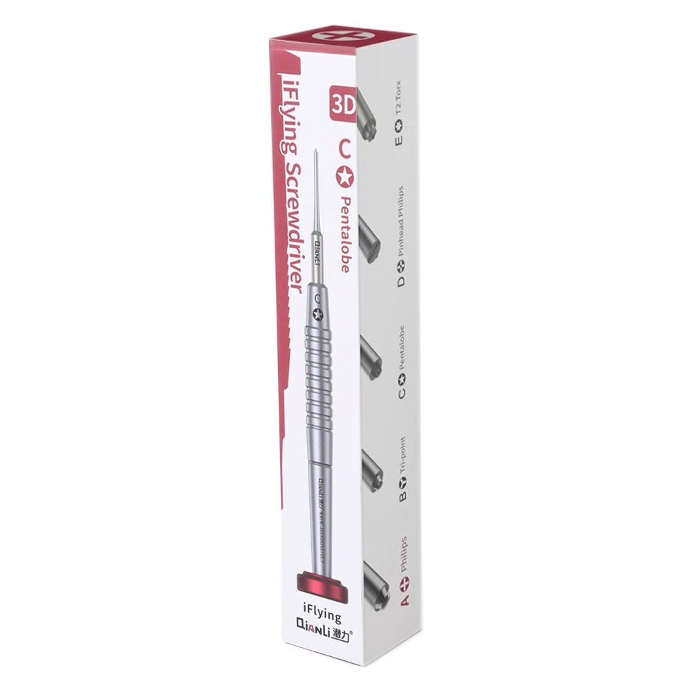 3D Aluminum Handle Anti-slip Screwdriver, Pentalobe