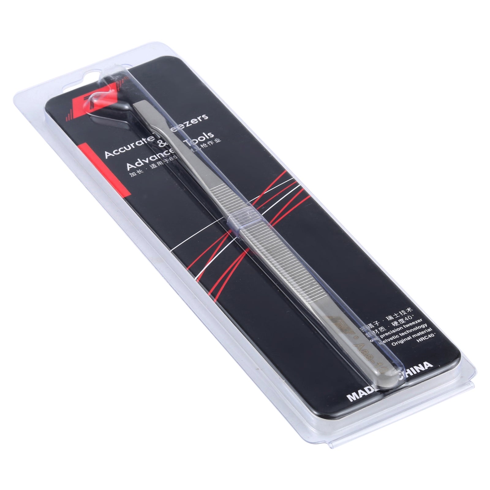 Aaa-16 Stainless Steel Ultra Fine High Hardness Tenacity Durable Tweezers