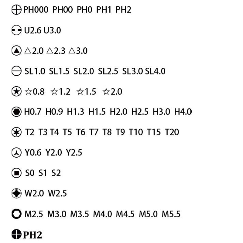 64 in 1 Disassembly Tool Screwdriver Set