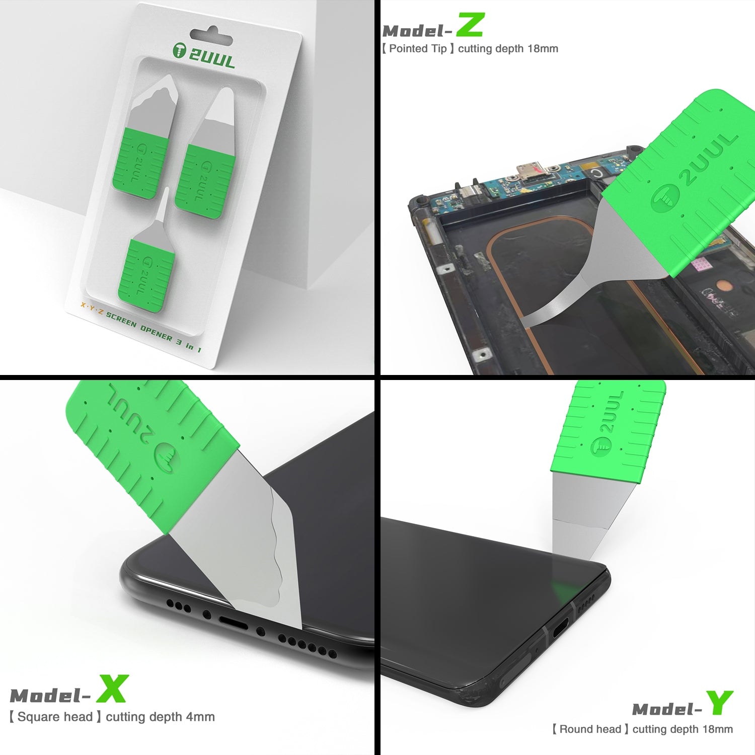 3 in 1 DA91 XYZ Screen Opener