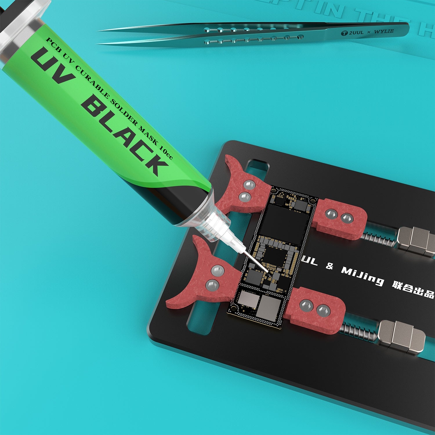 10cc PCB UV Curable Solder Mask Ink  Black