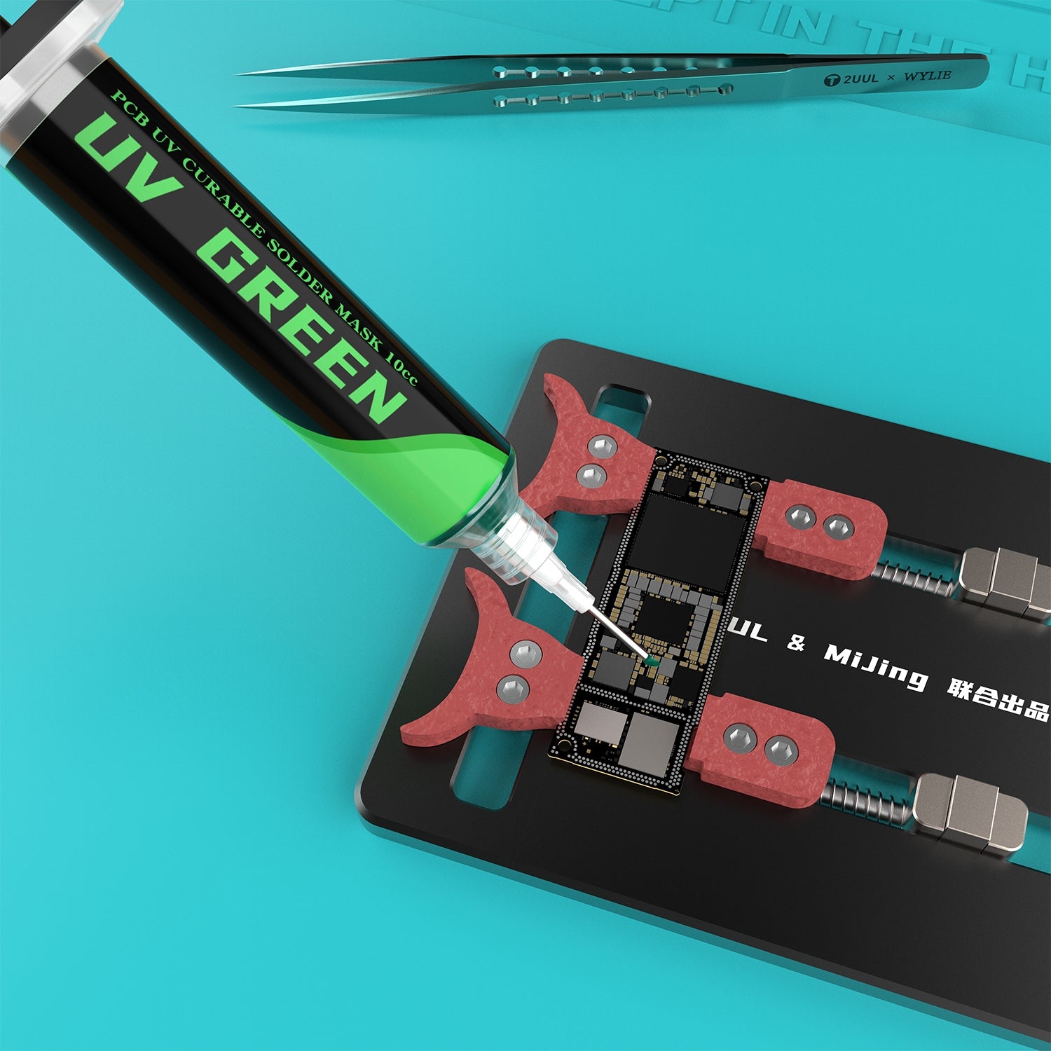 10cc PCB UV Curable Solder Mask Ink  Green