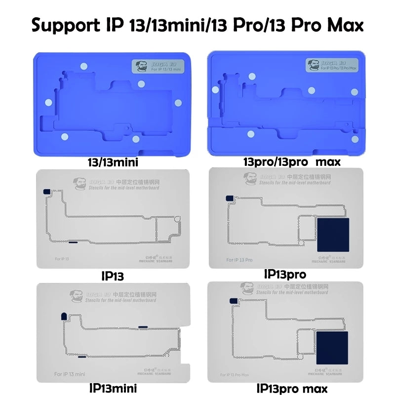 13 BGA Reballing Stencil Platform for iPhone 13~13 Pro Max