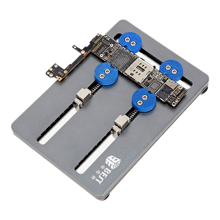 BST-001N Aluminum Alloy Double Bottom Plate Motherboard PCB IC Chip Holder Fixture