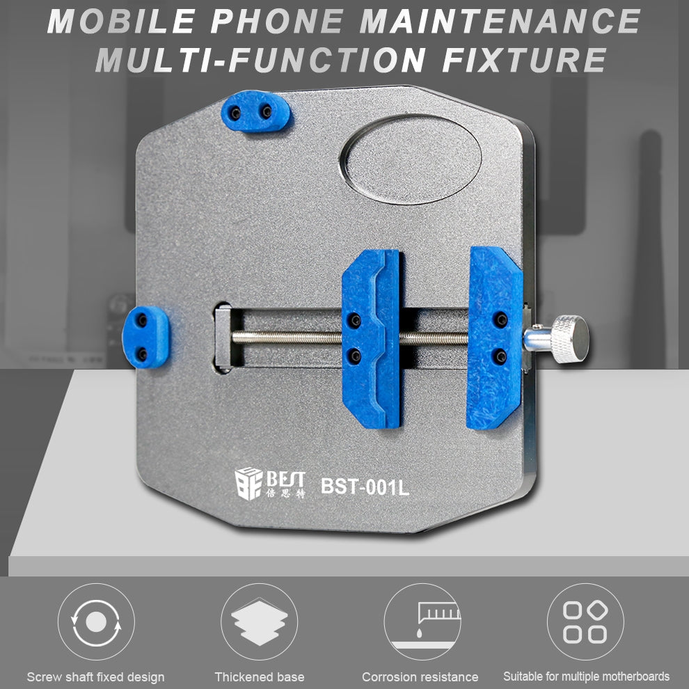 BST-001L Aluminum Alloy Universal Motherboard PCB IC Chip Holder Fixture