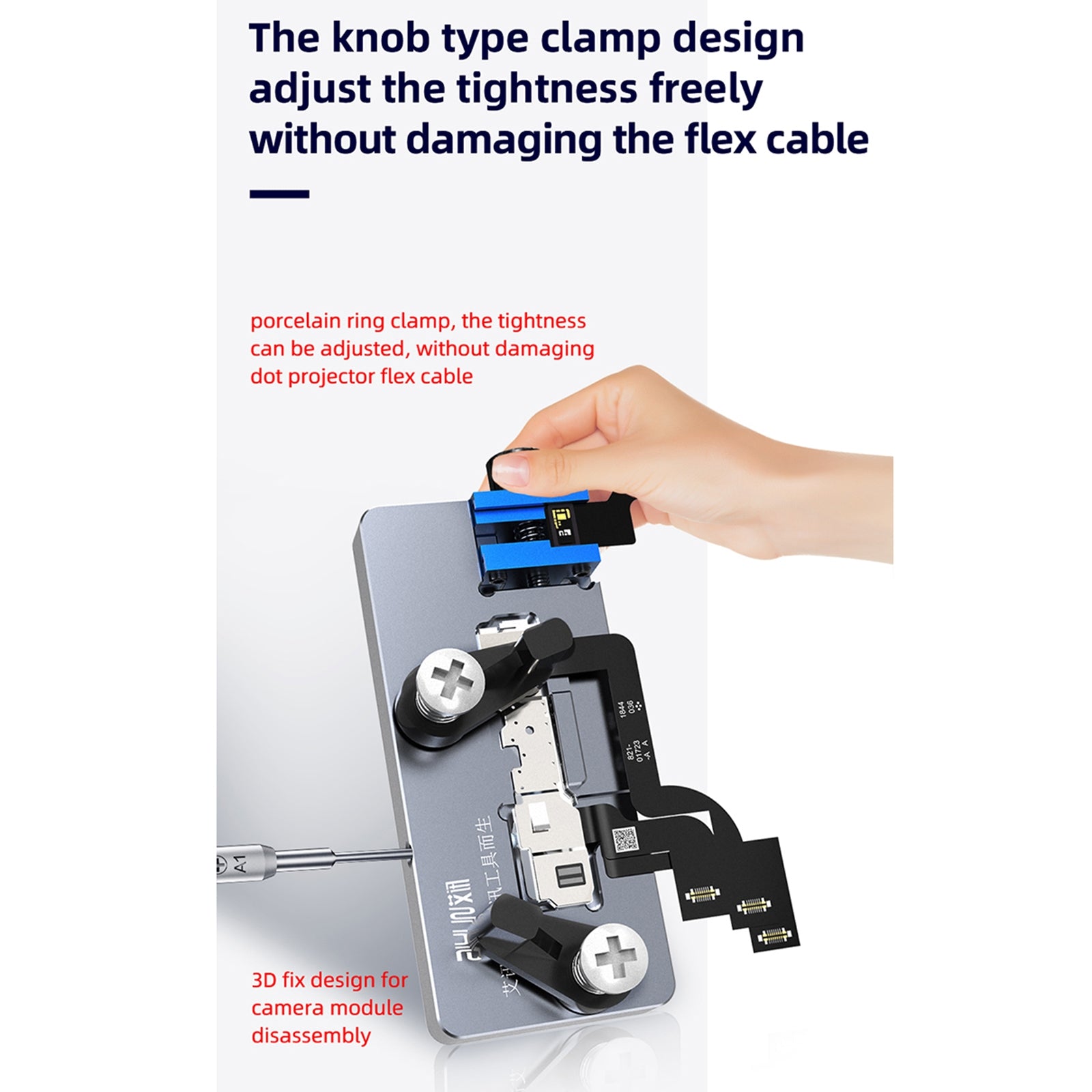 2 in 1 Face ID Dot Projector Repair Maintenance Fixture For iPhone X-12