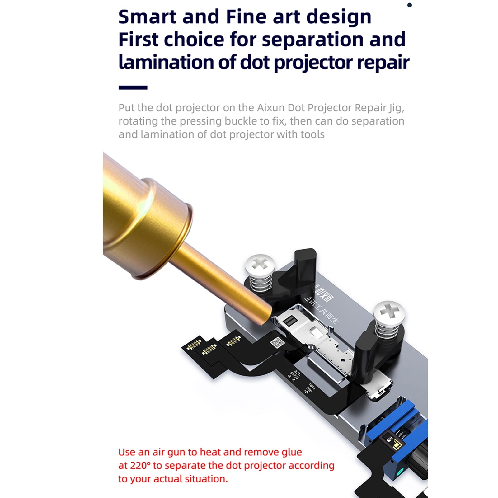 2 in 1 Face ID Dot Projector Repair Maintenance Fixture For iPhone X-12
