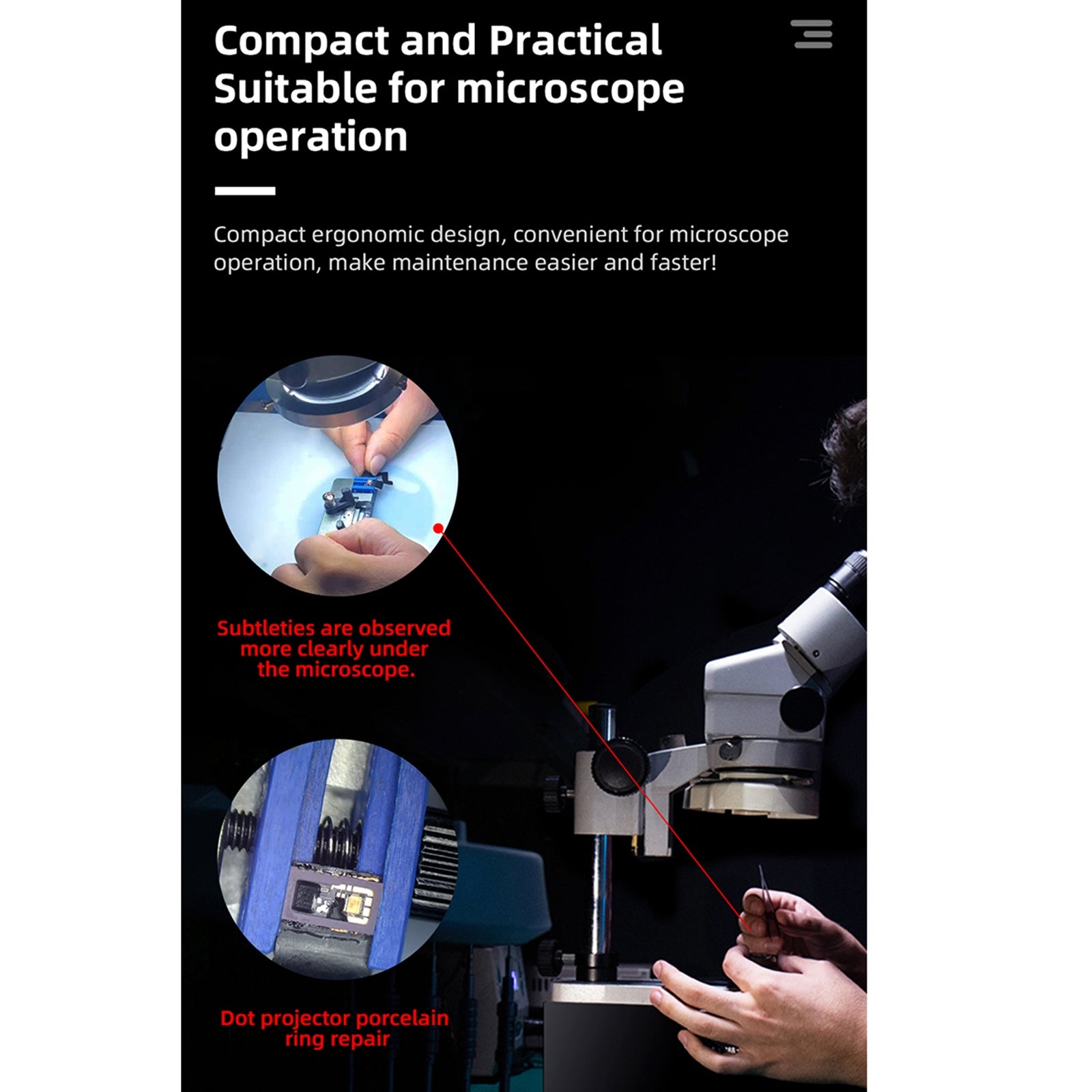 2 in 1 Face ID Dot Projector Repair Maintenance Fixture For iPhone X-12