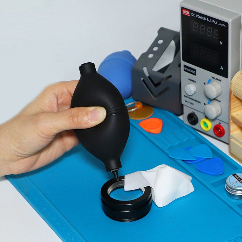 Dust Remover Rubber Air Blower Pump Cleaner for Cell Phone/Cameras/Keyboard/Watch Etc Black