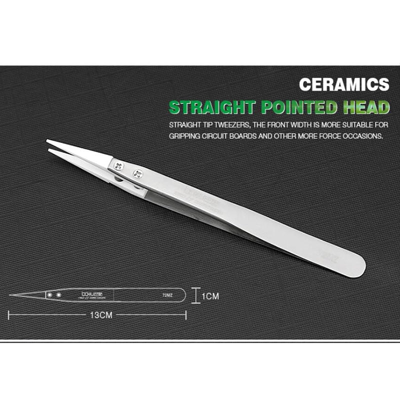 BA-I7-72MZ Stainless Steel Straight Tweezers