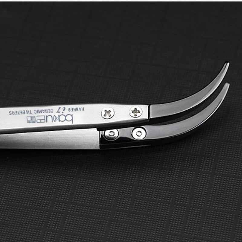 BA-I7-74MZ Stainless Steel Curved Tweezers