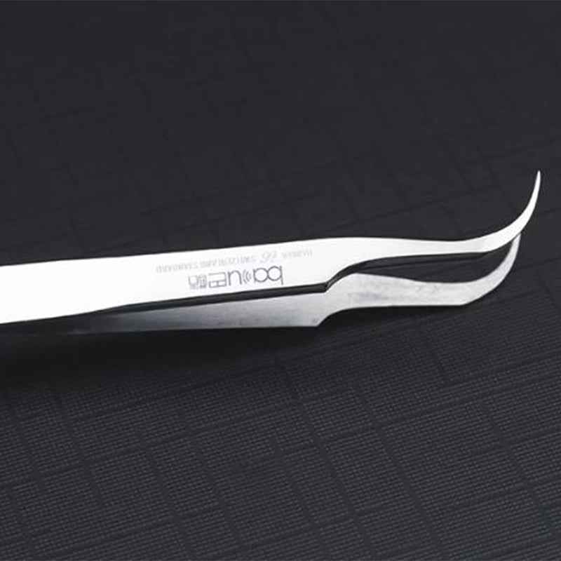 BA-i6-7-sa Stainless Steel Curved Tweezers