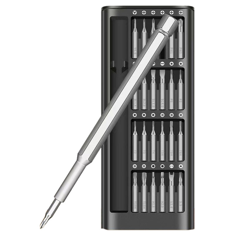 25 in 1 Screwdriver Set Magnetic Repair Tools, Aluminum Alloy Handle