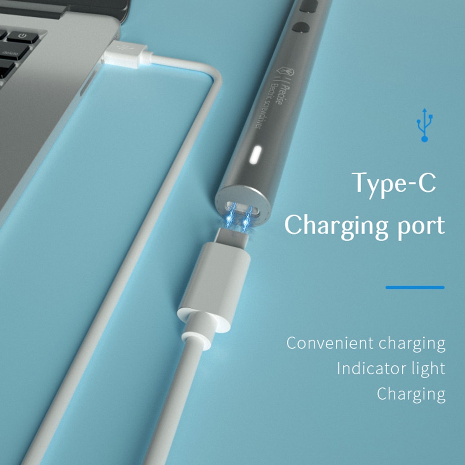 28 in 1 Precision Electric Screwdriver Set with LED Light