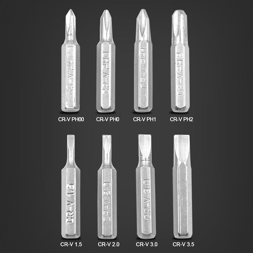 8 in 1 Portable Pen With Magnetic Multi-function Screwdriver Set for Mobile Phone and Computer Maintenance Tool blue