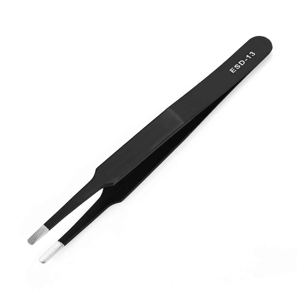 6 in 1 Stainless Steel Anti Static Tweezers Set