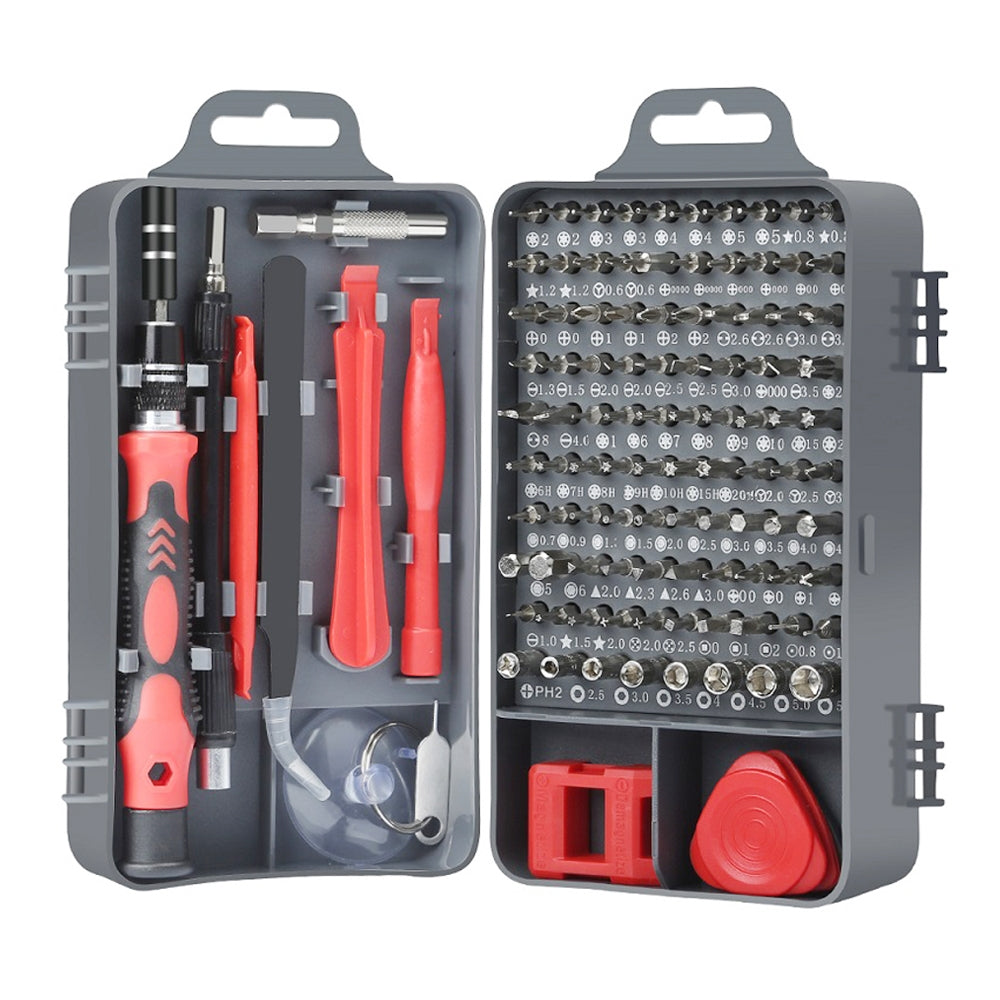 115 in 1 Precision Screw Driver Mobile Phone Computer Disassembly Maintenance Tool Set Red