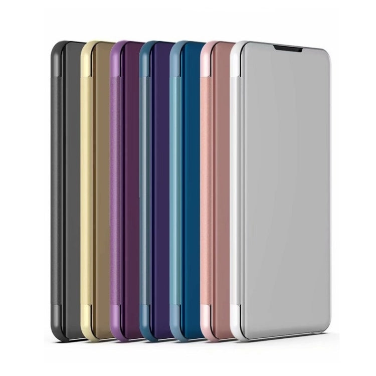 For Xiaomi Redmi 14C 4G Plated Mirror Horizontal Flip Leather Phone Case with Holder(Silver)