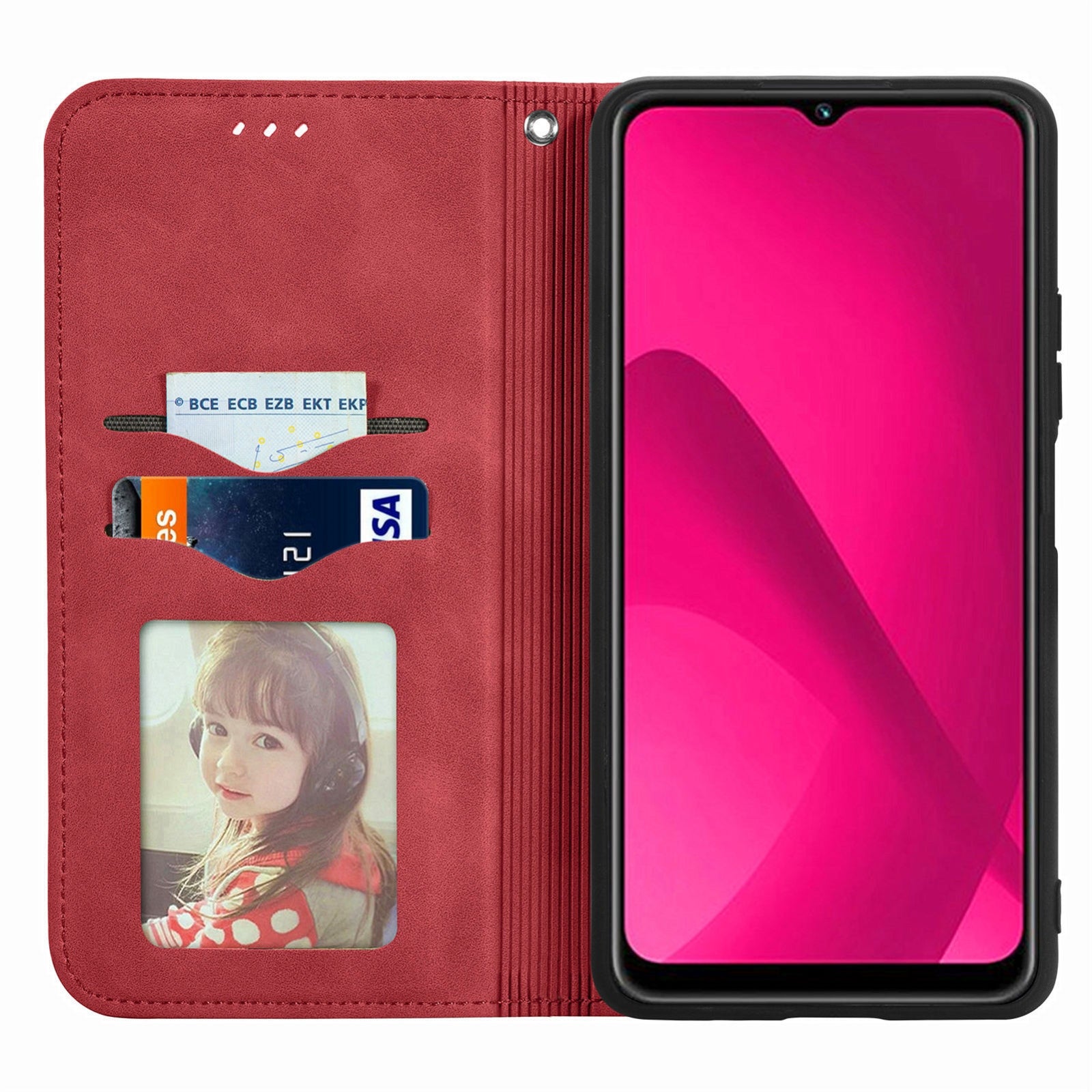 For Xiaomi Redmi 14C Retro Skin Feel Magnetic Flip Leather Phone Case(Red)