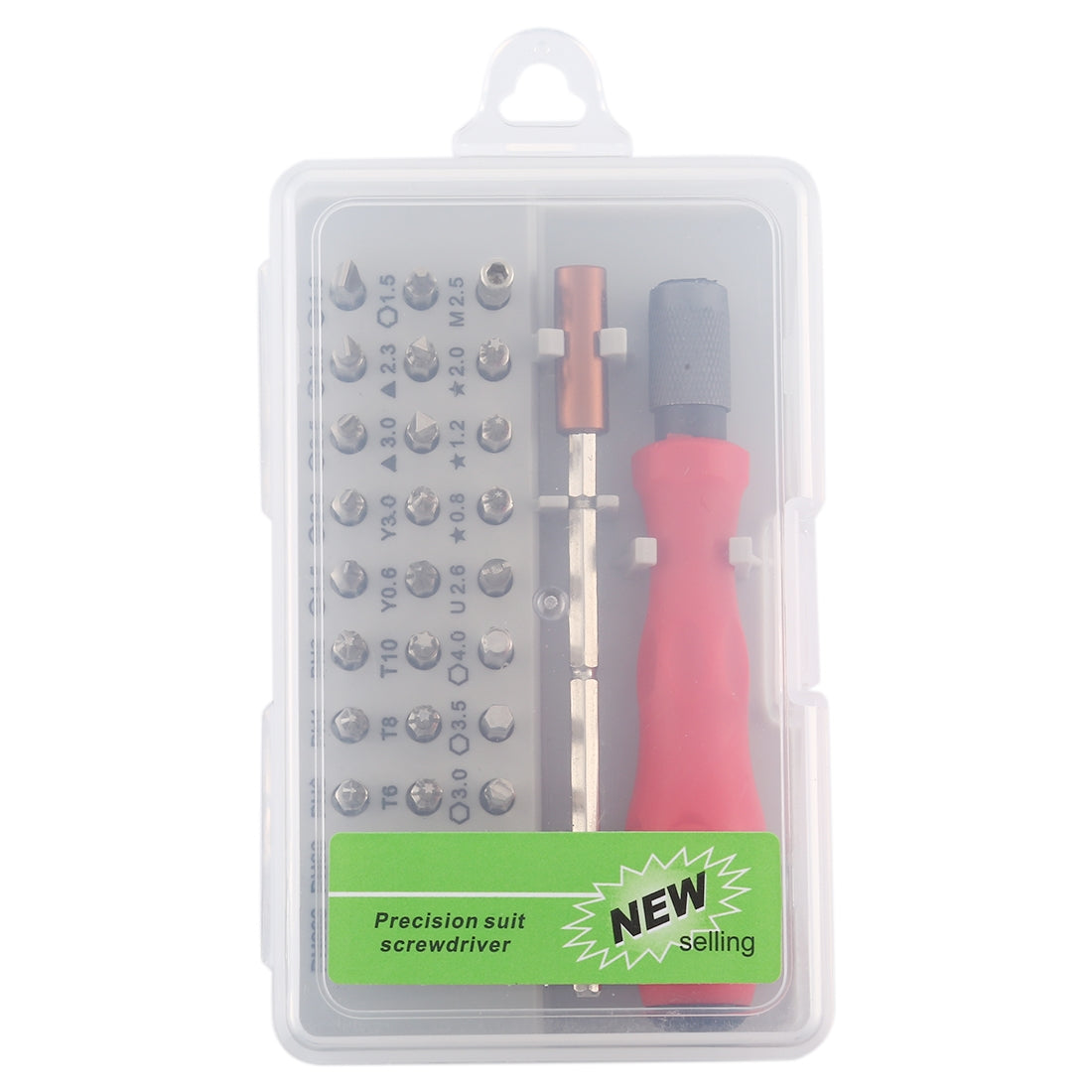32-in-1 CRV Steel Mobile Phone Disassembly Repair Tool Multi-function Combination Screwdriver Set Red