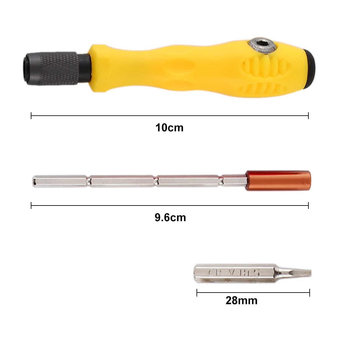 32-in-1 CRV Steel Mobile Phone Disassembly Repair Tool Multi-function Combination Screwdriver Set Red