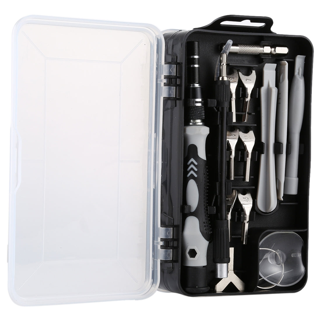 135 in 1 DIY Mobile Phone Disassembly Tool Clock Repair Multi-function Tool Screwdriver Set Black Gray
