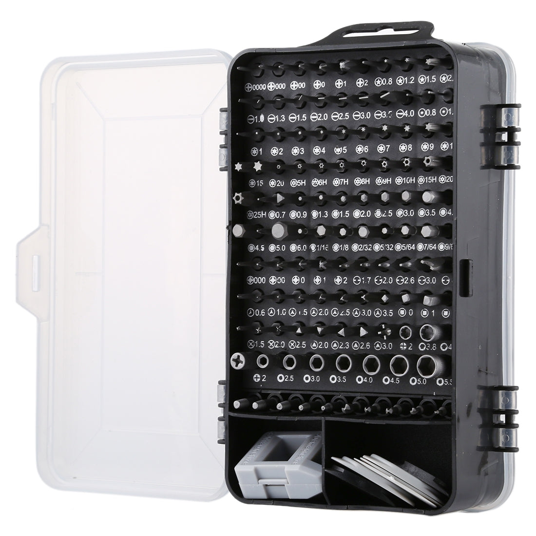 135 in 1 DIY Mobile Phone Disassembly Tool Clock Repair Multi-function Tool Screwdriver Set Black Gray