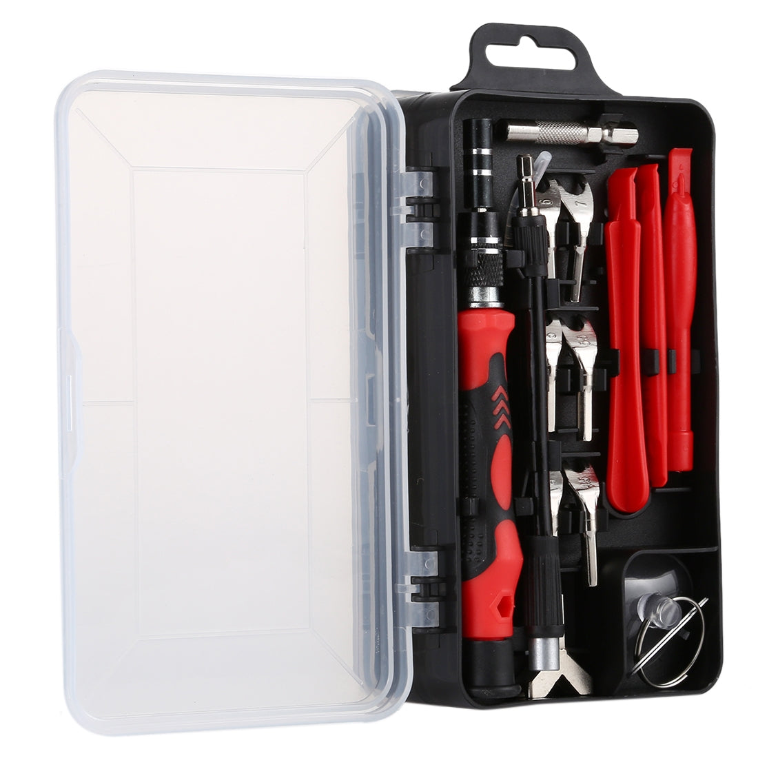 135 in 1 DIY Mobile Phone Disassembly Tool Clock Repair Multi-function Tool Screwdriver Set Black Red
