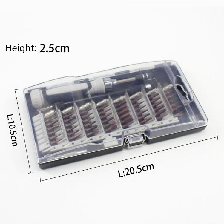 60 in 1 S2 Mobile Phone Notebook Computer Disassembly Tool Repair Phillips Screwdriver Black