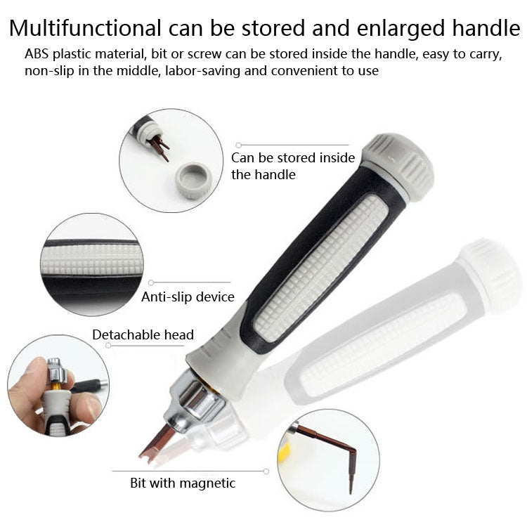 60 in 1 S2 Mobile Phone Notebook Computer Disassembly Tool Repair Phillips Screwdriver Black