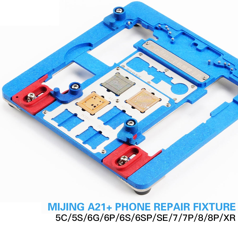 A21+ 12 in 1 Chip Fixture Repair Board PCB Holder For IPhone XR / 8 / 6 / 6S / 6S Plus / 5S / 5C